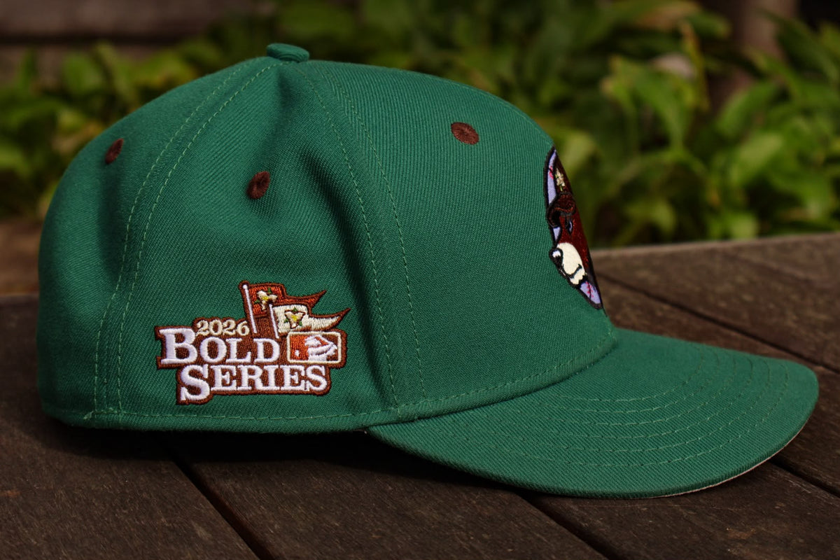 Bold Series Fitted Cap Green