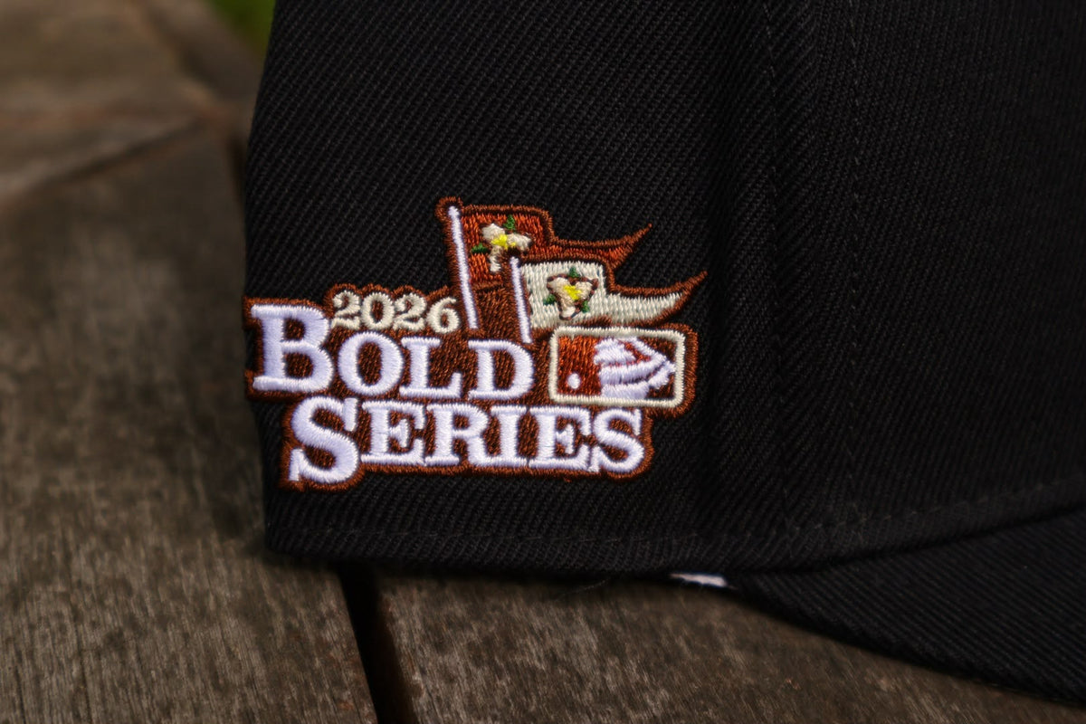 Bold Series Fitted Cap Black