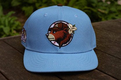 Bold Series Fitted Cap Blue