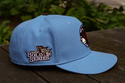 Bold Series Fitted Cap Blue