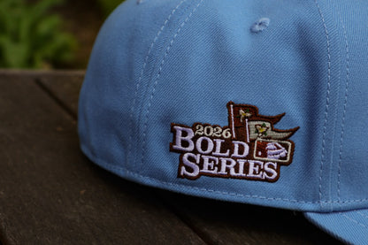 Bold Series Fitted Cap Blue