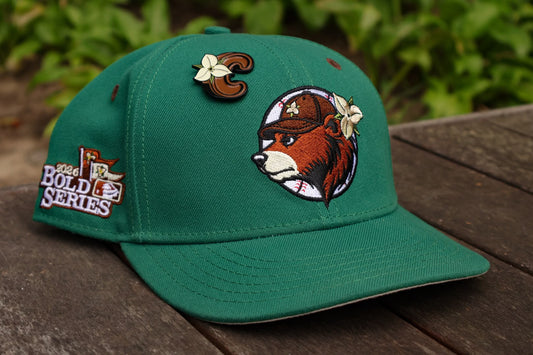 Bold Series Fitted Cap Green