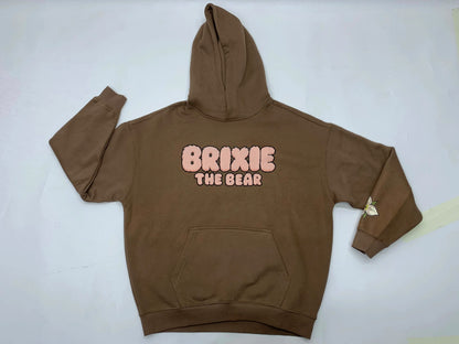 Brown Brixie the Bear Hoody
