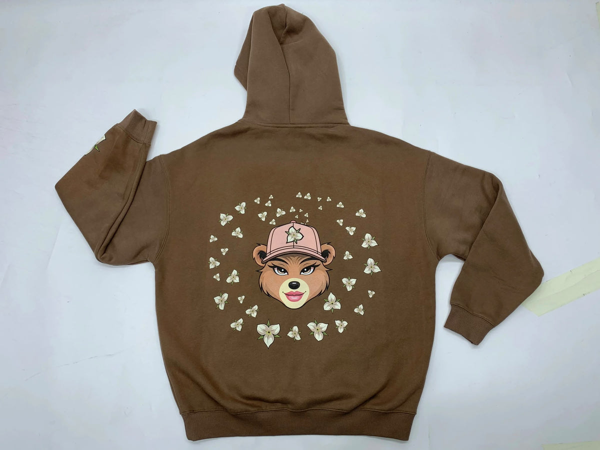 Brown Brixie the Bear Hoody
